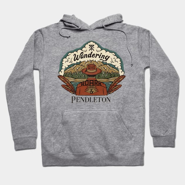 Wandering roark and pendelton Hoodie by PENDLETON